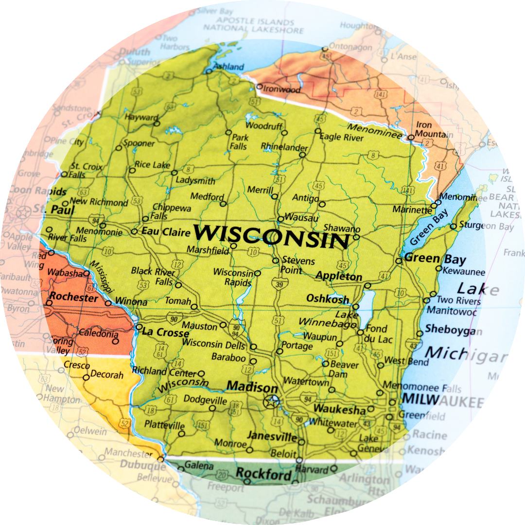 Wisconsin coverage map